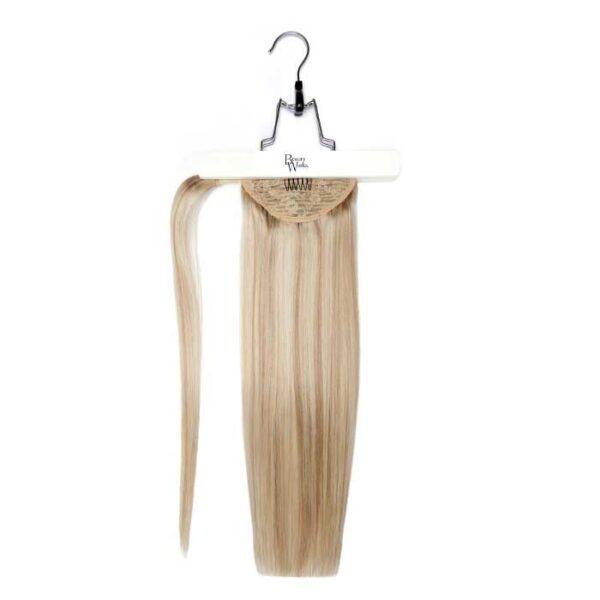 18" Super Sleek Invisi®Ponytail - Iced Blonde