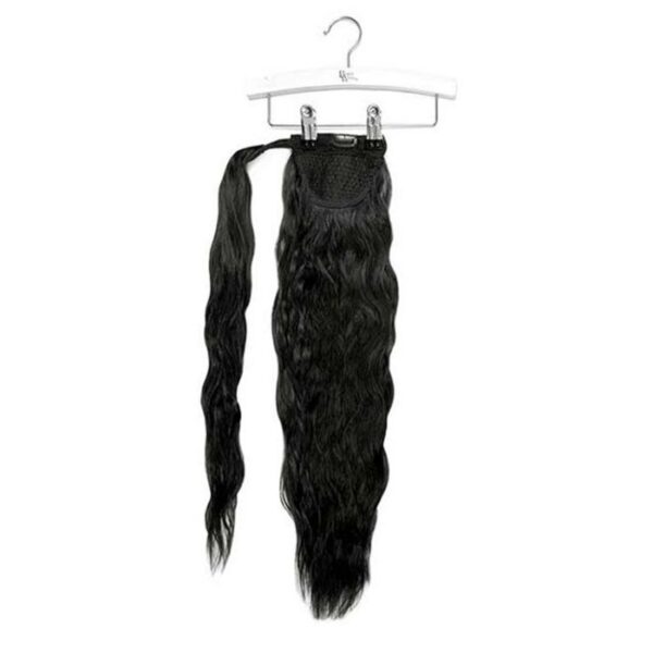 20" Invisi®Ponytail Beach Wave - Jet Set Black