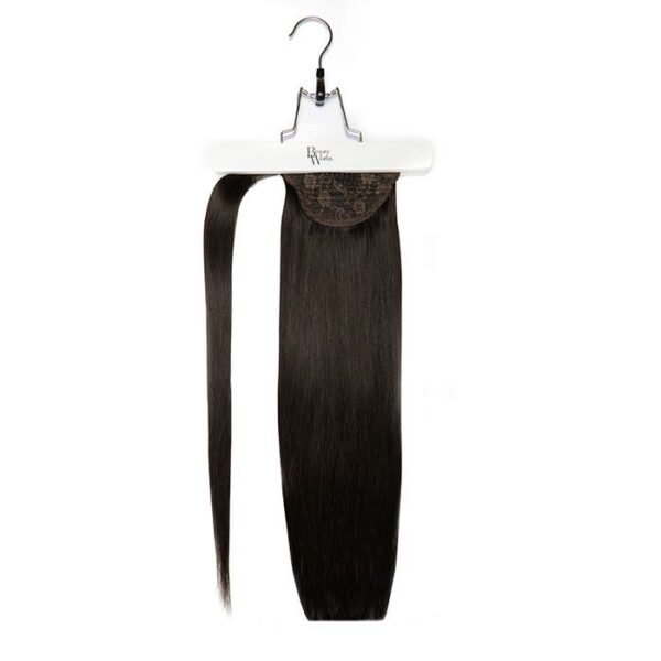 18" Super Sleek Invisi®Ponytail - Natural Black