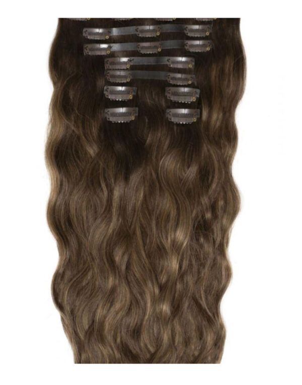 22" BEACH WAVE DOUBLE HAIR SET - Brond'mbre