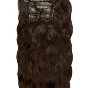 18" BEACH WAVE DOUBLE HAIR SET - EBONY