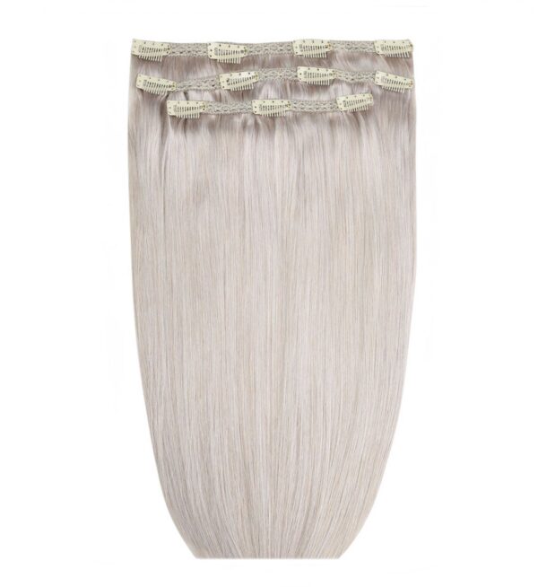 18" DELUXE REMY INSTANT CLIP-IN EXTENSIONS - SILVER