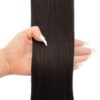 20" DELUXE REMY INSTANT CLIP-IN EXTENSIONS - EBONY - Image 3