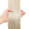 18" DELUXE REMY INSTANT CLIP-IN EXTENSIONS - BARLEY BLONDE - Image 3