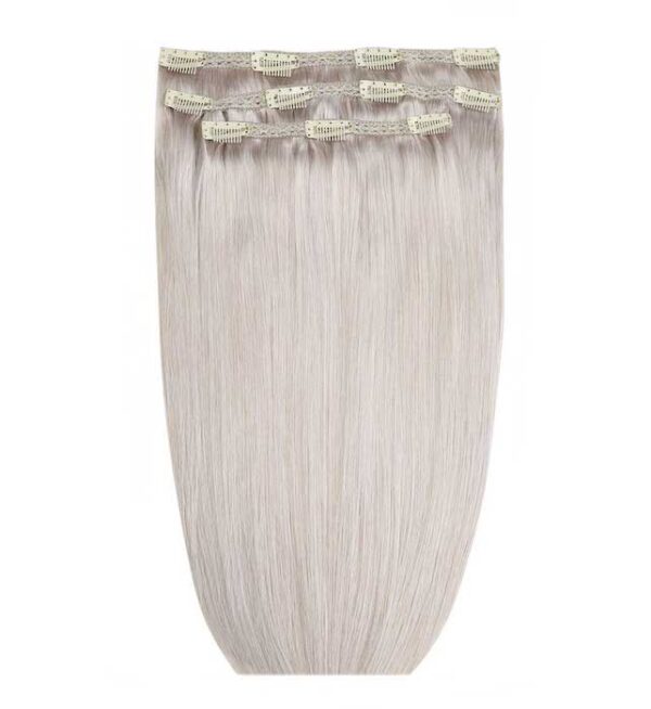 20" Deluxe Remy Instant Clip-In Hair Extensions - Silver