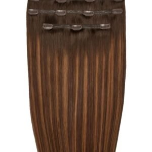 16" Deluxe Remy Instant Clip-In Extensions Cinnamon Melt