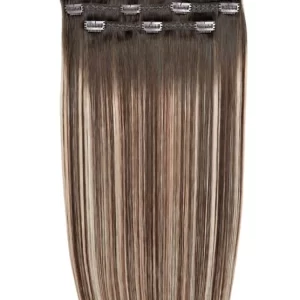 20" Deluxe Remy Instant Clip-In Extensions Walnut