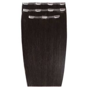 16" Deluxe Remy Instant Clip-In Extensions Ebony