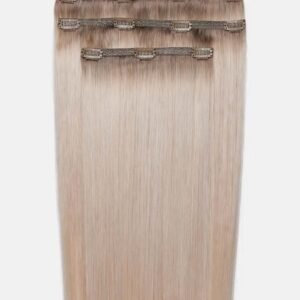 18" Deluxe Remy Instant Clip-In Extensions Glacier blonde