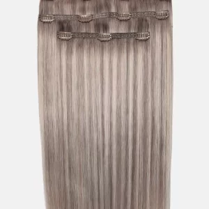 18" Deluxe Remy Instant Clip-In Extensions Swiss blonde